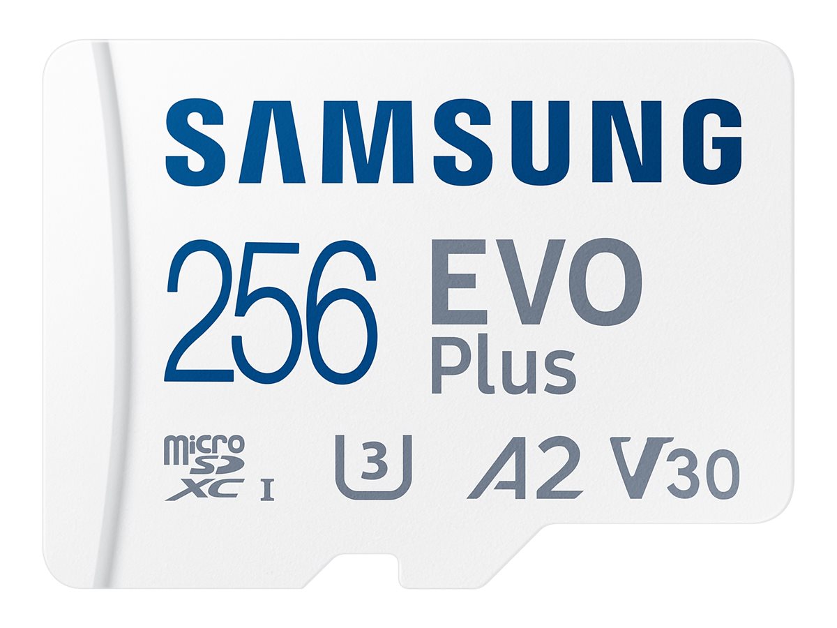 Samsung Evo Plus microSD-memory card 2024 inkl. SD Adapter - Micro SD MB-MC256SA/EU