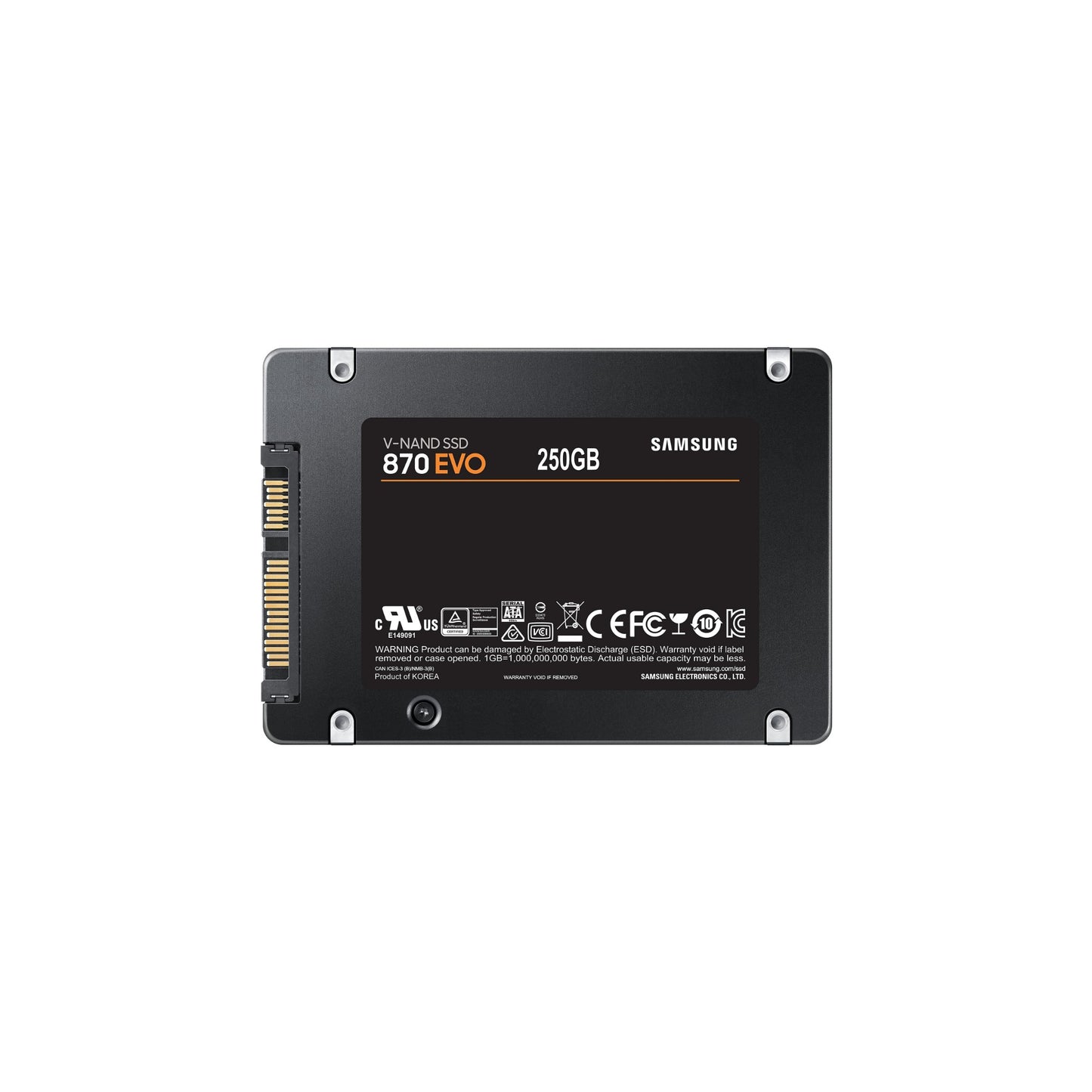 Samsung 870 EVO 250 GB 2.5" Serial ATA III V-NAND - MZ-77E250B/EU