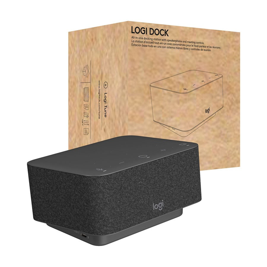 Logi Dock Graphite - 4K Ultra HD - Graphite - 986-000024