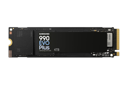 Samsung 990 EVO Plus 4TB M.2 PCIe 4.0 NVMe Internal SSD MZ-V9S4T0BW
