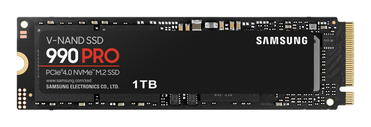 Samsung 990 PRO 1TB M.2 PCIe 4.0 NVMe Internal SSD MZ-V9P1T0BW