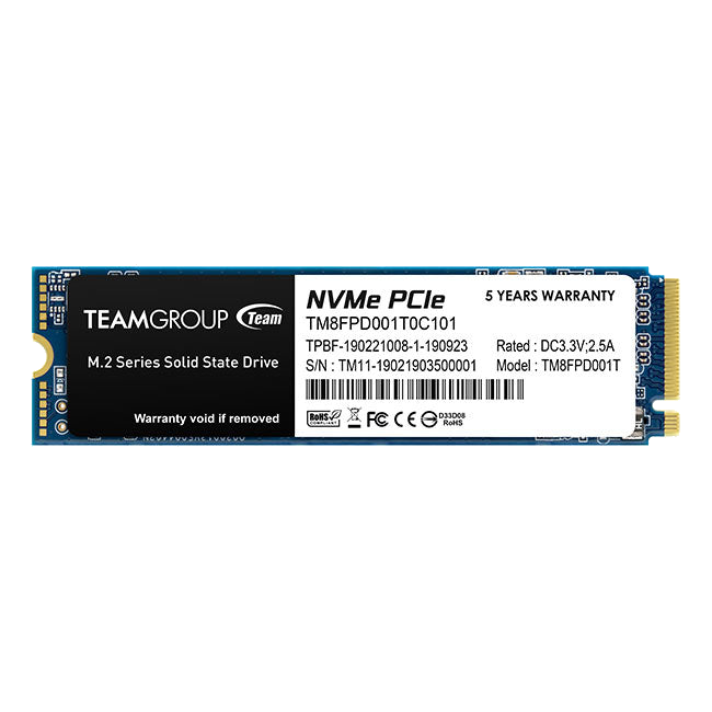 Team Group MP33 PRO 1TB M.2 PCIe 3.0 NVMe Internal SSD TM8FPD001T0C101