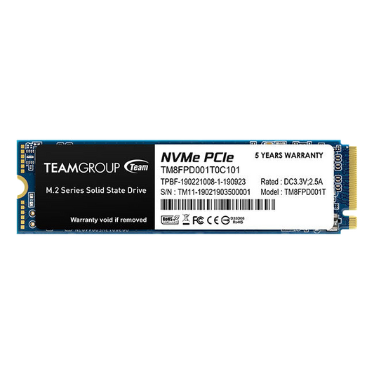Team Group MP33 PRO 1TB M.2 PCIe 3.0 NVMe Internal SSD TM8FPD001T0C101