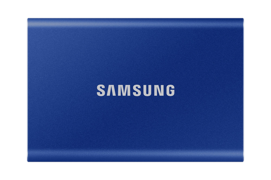 Samsung T7 1TB USB 3.2 Gen 2 Blue Portable SSD MU-PC1T0H/WW