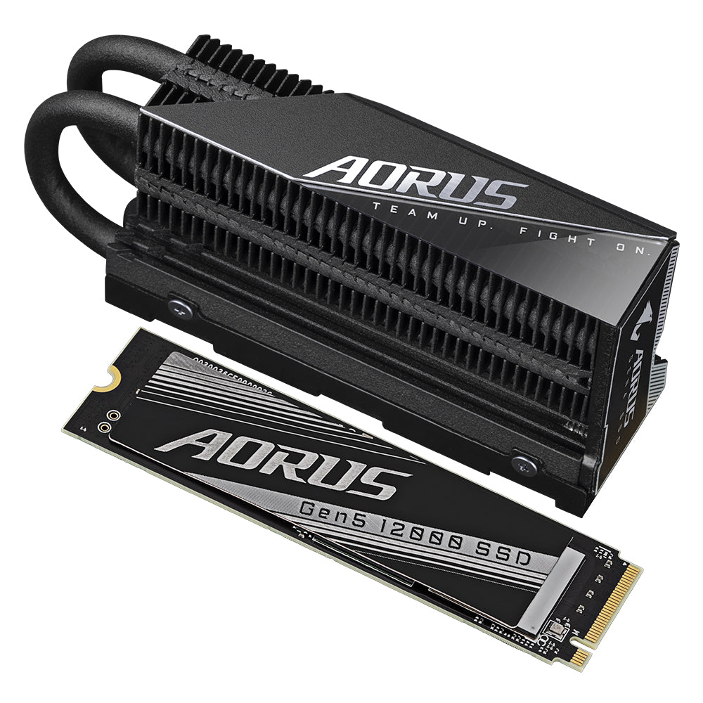 GIGABYTE AORUS Gen5 12000 M.2 2 TB PCI Express 5.0 NVMe 3D TLC NAND - AG512K2TB