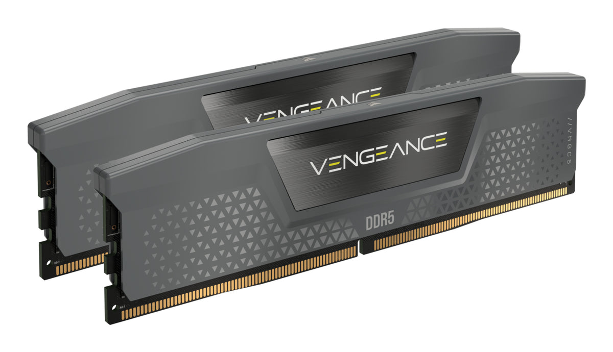 Two Corsair Vengeance DDR5 desktop memory modules