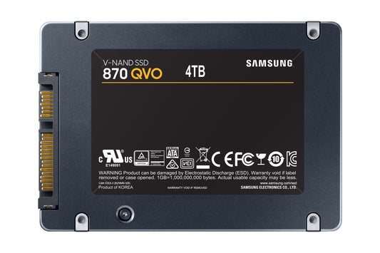 Samsung 870 QVO 4TB 2.5-inch SATA3 Internal SSD MZ-77Q4T0BW