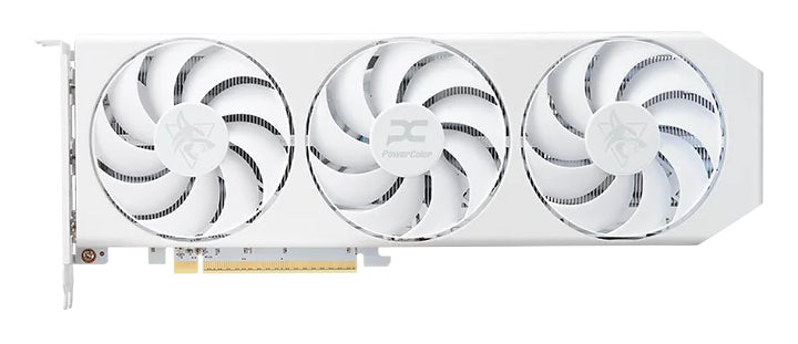 PowerColor Hellhound Spectral White Radeon RX 9060 XT 16GB Graphics Card – RX9060XT 16G-L/OC/WHITE
