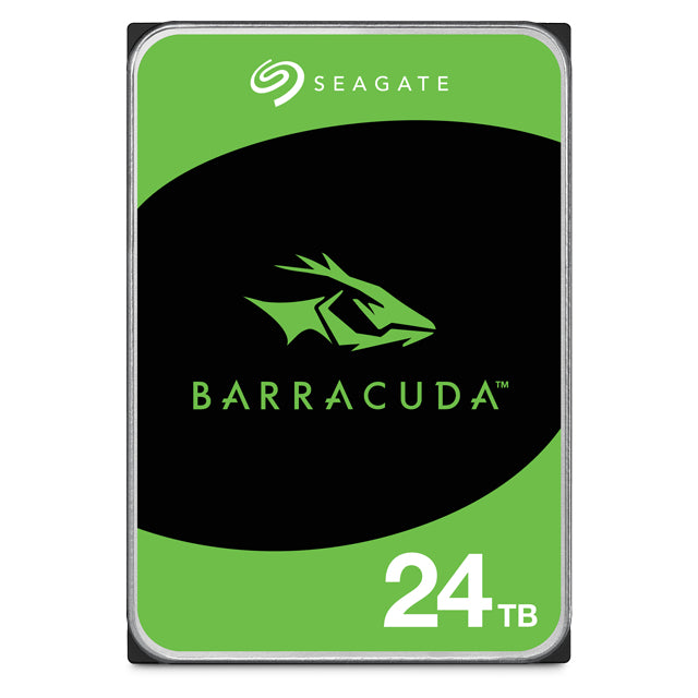 Seagate Barracuda Desktop 24TB HDD internal hard drive 7200 RPM 512 MB 3.5" Serial ATA - ST24000DM001