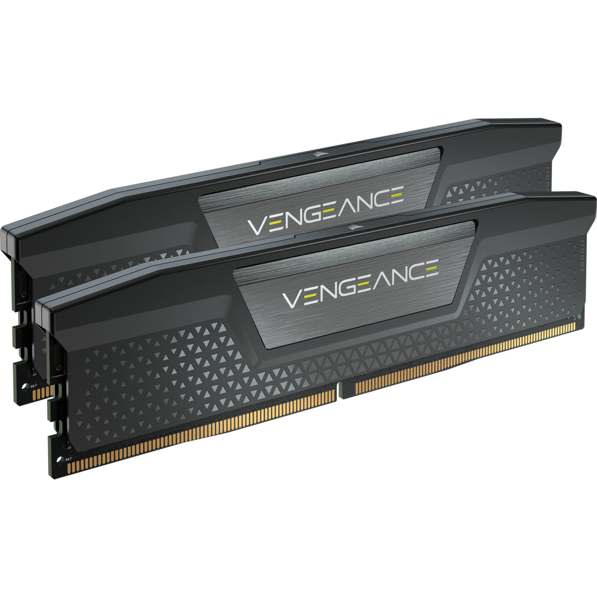 Two black Corsair Vengeance desktop memory modules