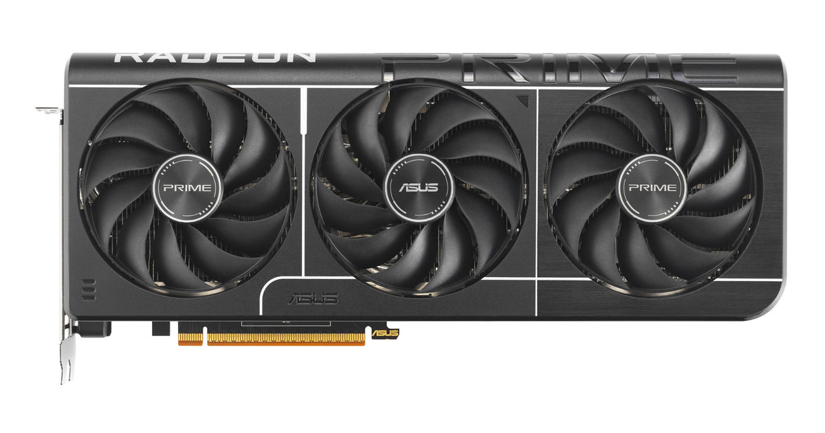 ASUS Prime Radeon graphics card with three fans