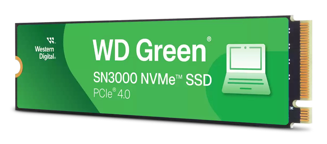 Western Digital Green WDS500G4G0E-00CPS0 internal solid state drive 500 GB M.2 PCI Express 4.0 NVMe QLC 3D NAND - WDS500G4G0E-00CPS0