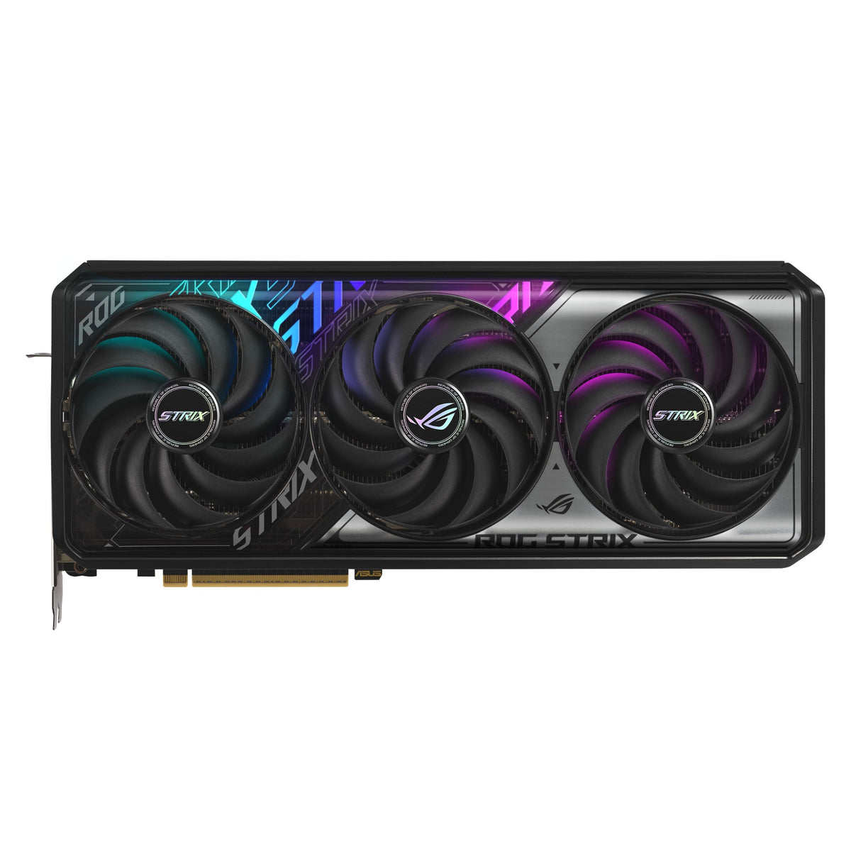 ASUS ROG Strix graphics card with three fans