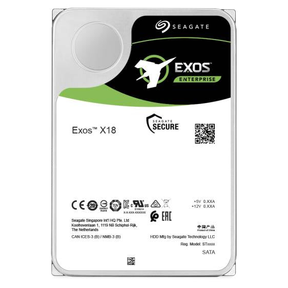 Seagate Enterprise ST18000NM000J internal hard drive 18 TB 7200 RPM 256 MB 3.5" Serial ATA III - ST18000NM000J