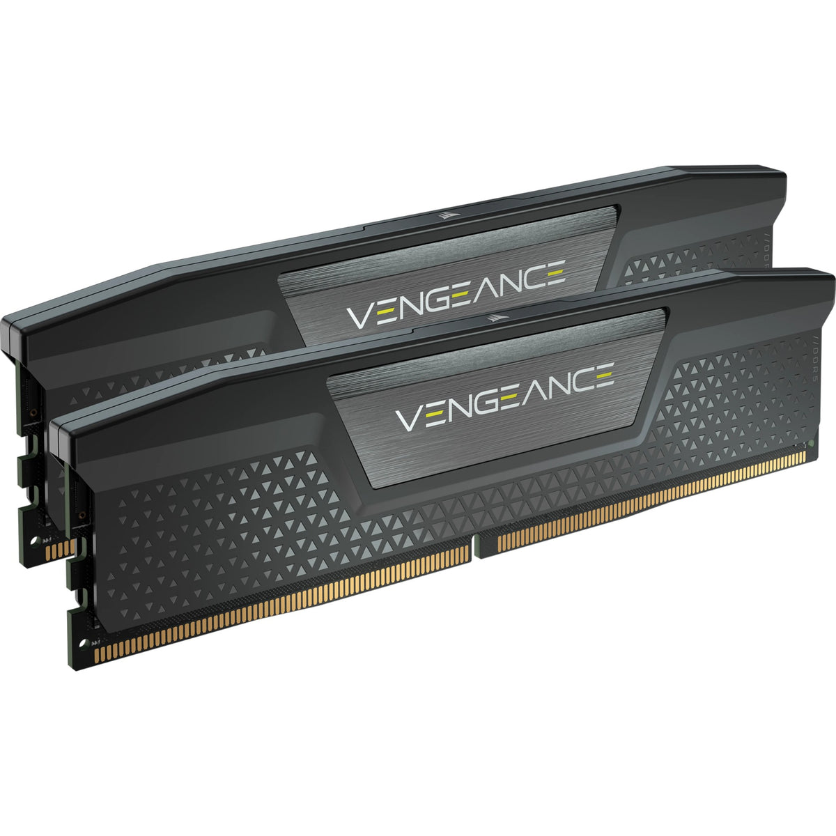 Two black Corsair Vengeance desktop memory modules