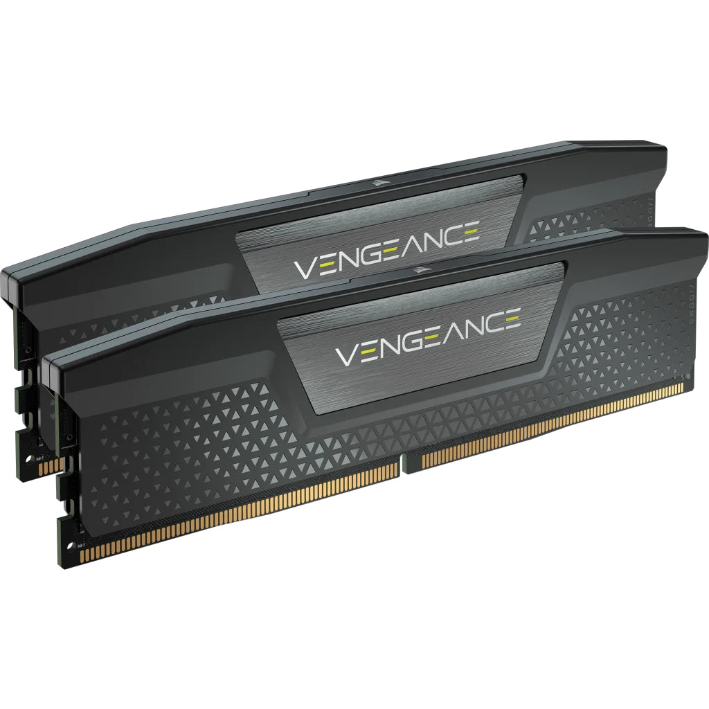 Two black Corsair Vengeance desktop memory modules
