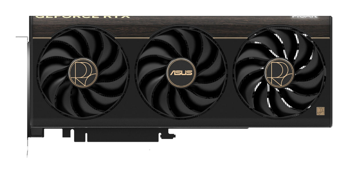 ASUS ProArt GeForce RTX graphics card with three fans