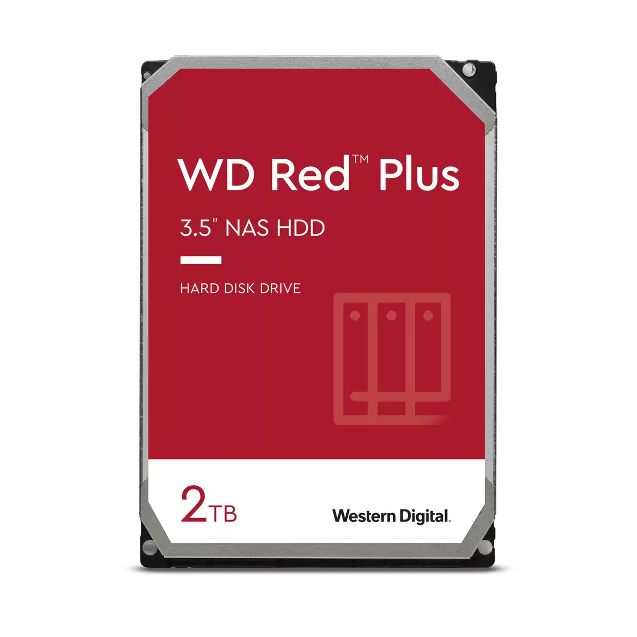 Western Digital Red Plus internal hard drive 2 TB 5400 RPM 64 MB 3.5" Serial ATA - WD20EFPX