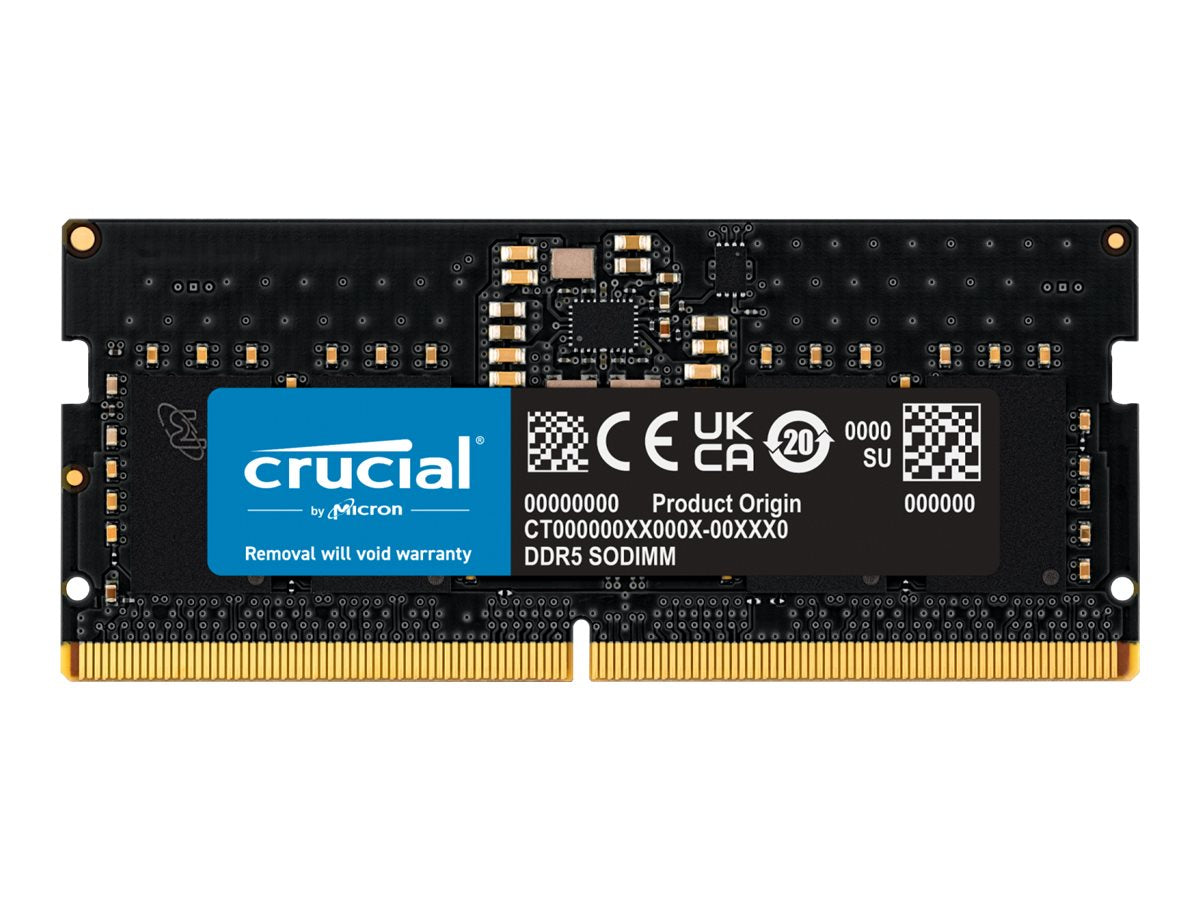 Crucial 8GB DDR5 Modul 8 GB SO-DIMM Memory Module – CT8G48C40S5T