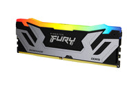 Kingston FURY Renegade memory module with silver heat spreader and RGB lighting