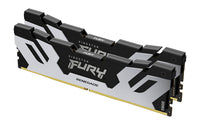Two Kingston FURY Renegade memory modules with silver heat spreaders