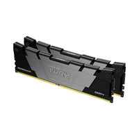 Two Kingston FURY Renegade memory modules with grey heat spreaders