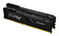 Kingston FURY Beast 16GB 3200MT/s DDR4 CL16 DIMM (Kit of 2) Black 16 GB 2 x 8 GB DDR4 288-pin DIMM - KF432C16BBK2/16