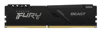 Kingston FURY Beast 8GB 3200MT/s DDR4 CL16 DIMM Black 8 GB 1 x 8 GB DDR4 288-pin DIMM - KF432C16BB/8