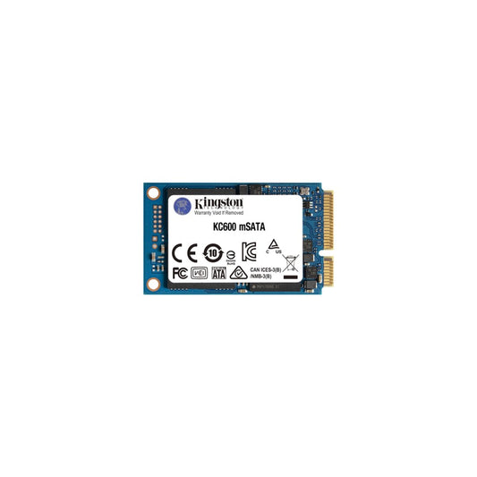 Kingston 256GB KC600 mSATA SATA SSD SKC600MS/256G