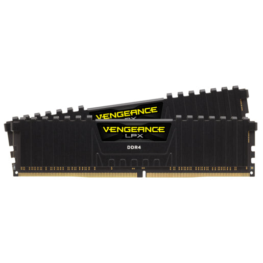 Two Corsair Vengeance LPX DDR4 desktop memory modules