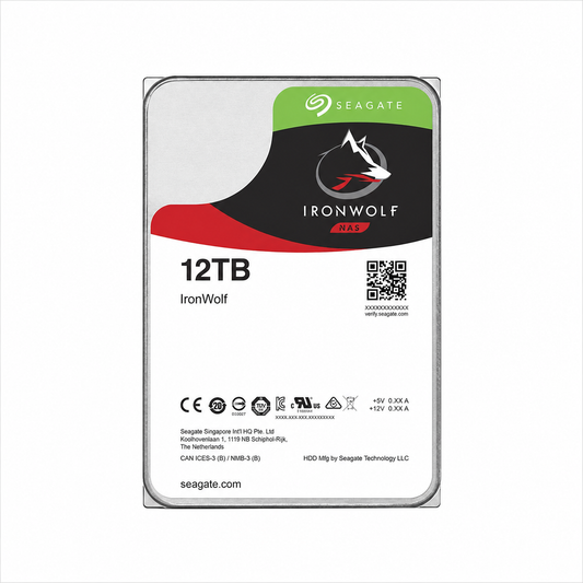 Seagate IronWolf 12TB 3.5-inch SATA NAS HDD ST12000VN0008