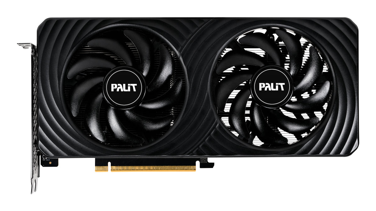 Palit black dual-fan graphics card