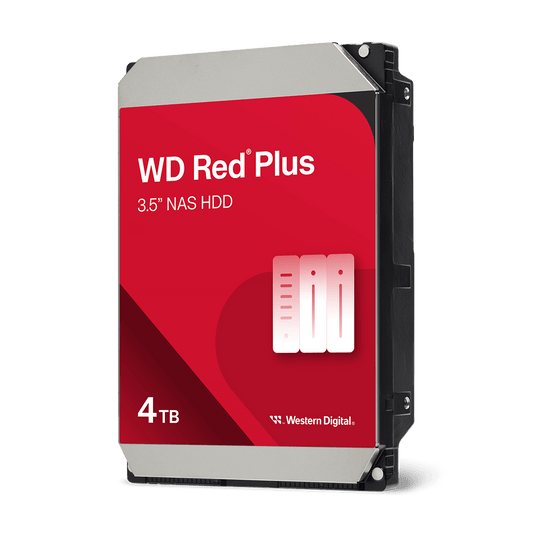 Western Digital WD Red Plus 4TB SATA 3.5-inch NAS HDD WD40EFPX